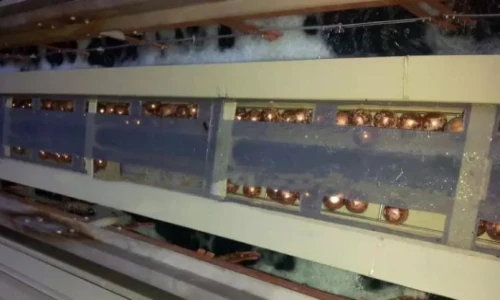 Melting copper process Melting copper process